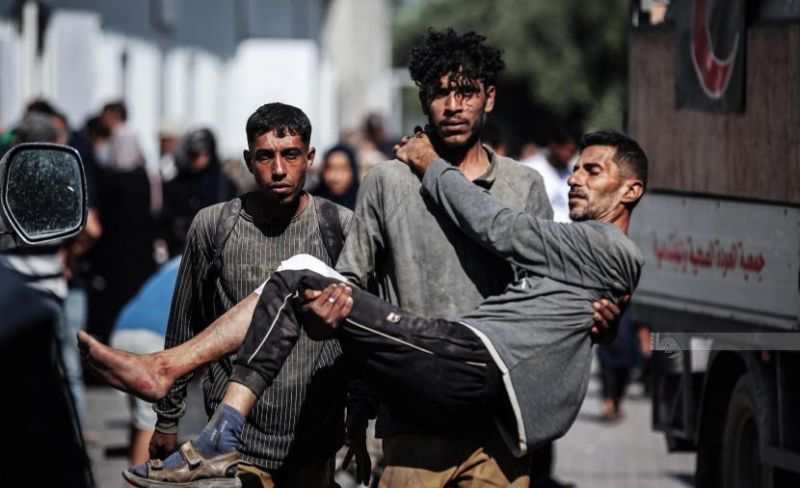 3شهداء جراء قصف مسيّرة للاحتلال وسط قطاع غزة