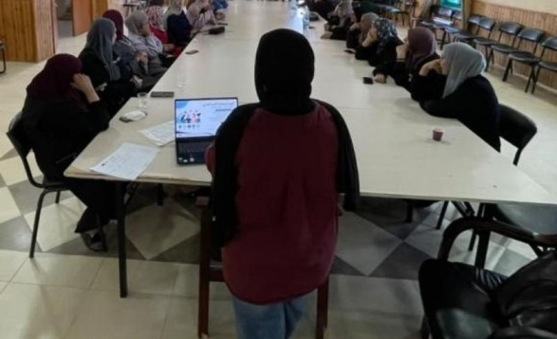 جمعية المرأة العاملة الفلسطينية للتنمية تنفذ ورشة توعوية في تقوع