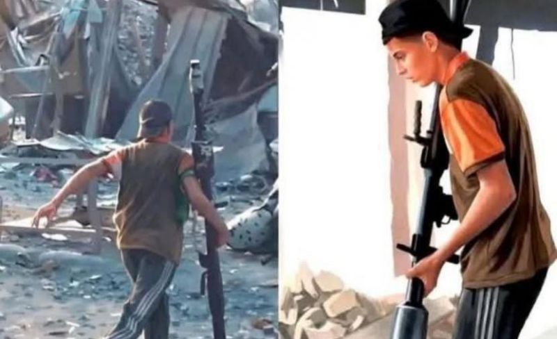 دموع غزة التي تحولت إلى قذائف ثأر.. الفتى صهيب لباد يسطر بدمه ملحمة الصمود والإقدام في وجه الإبادة