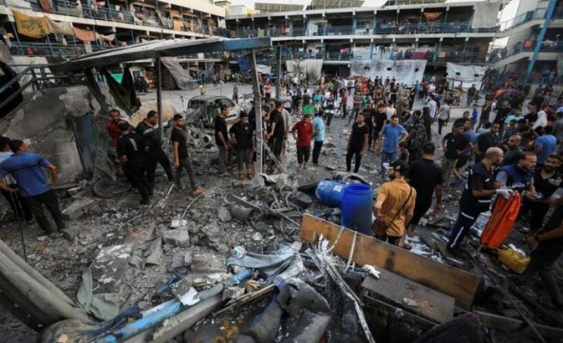إصابات في قصف إسرائيلي غادر استهدف مواطنين بحي الشيخ رضوان