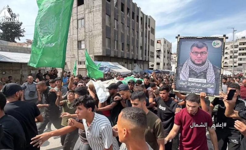 كتائب القسام تزفّ عضو مجلسها العسكري العام القائد عز الدين البيك "أبو حمزة"