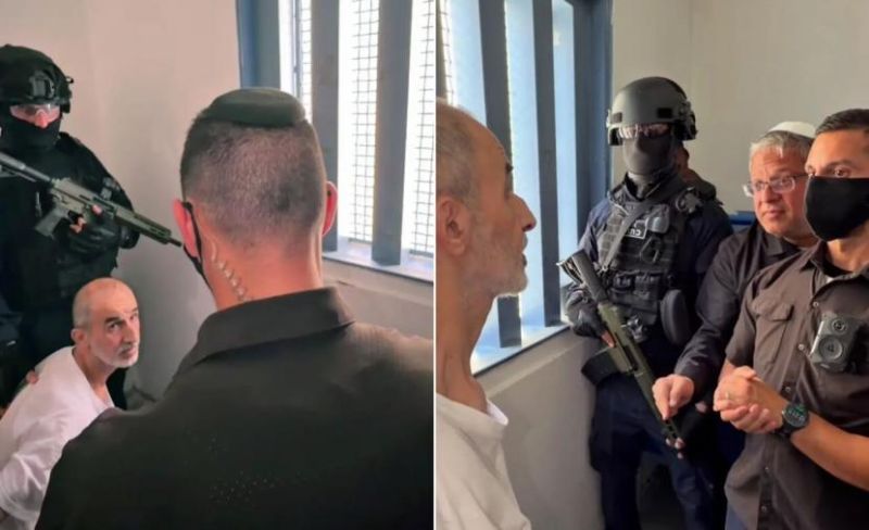 بن غفير يقتحم زنزانة الأسير حسن سلامة ويهدده بالإعدام المباشر