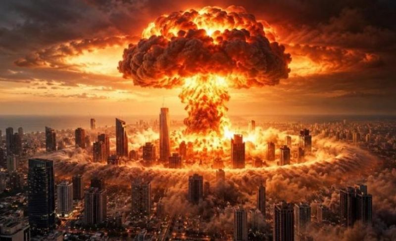 نتنياهو يثير الذعر بمحاكاة لسقوط قنبلة نووية على تل أبيب
