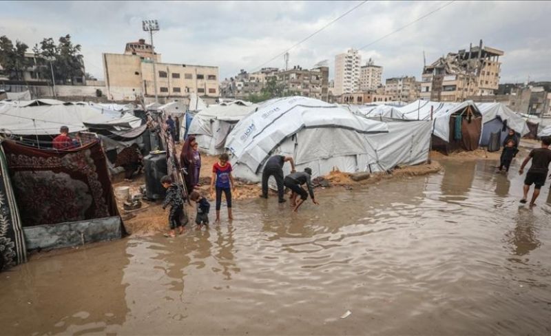 الأمم المتحدة: 950 ألف نازح في غزة يواجهون مخاطر الفيضانات والغرق