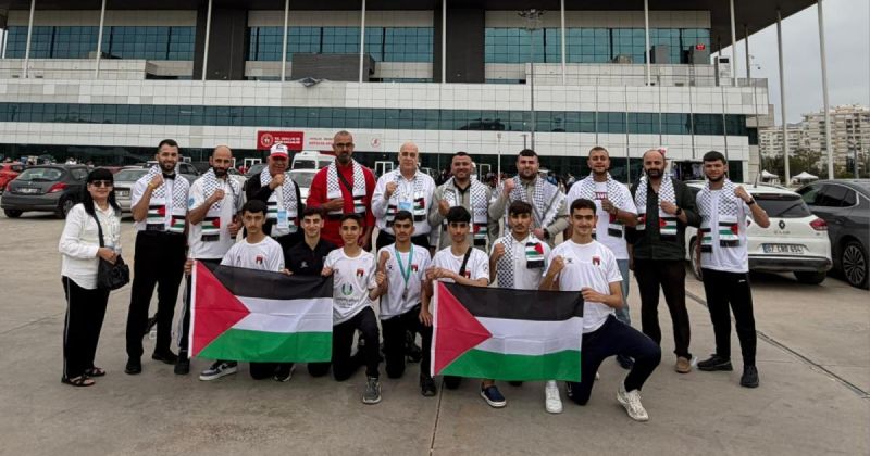 6 ميداليات فضية حصيلة فلسطين في بطولة كأس العالم للكيك بوكسينغ