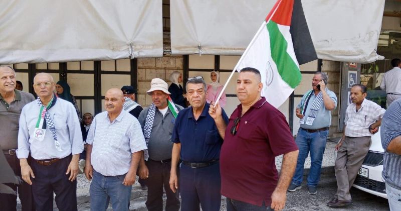 في الذكرى الـ 59 لانطلاقة جبهة النضال الشعبي الفلسطيني:  وقفة تضامنية مع الأسرى أمام الصليب الأحمر في طولكرم