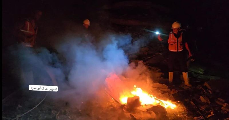 شهيدة ومصابون بقصف إسرائيلي شرقي غزة وغارتان على منزل مُخلى شمال خان يونس