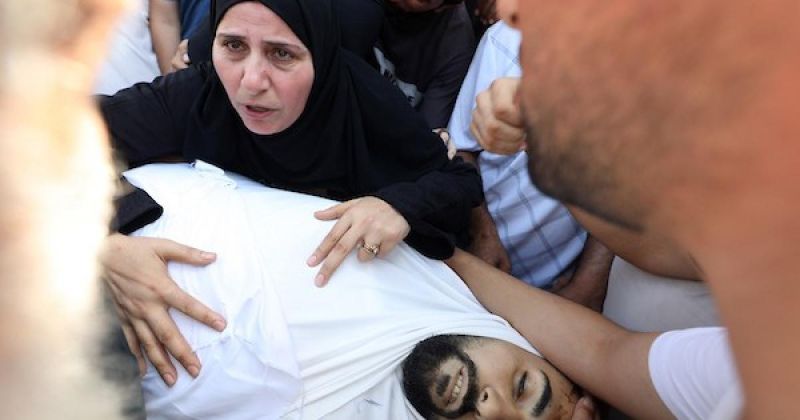 تشييع بصير البرش في غزة بعد استشهاده بغارة إسرائيلية شمال القطاع
