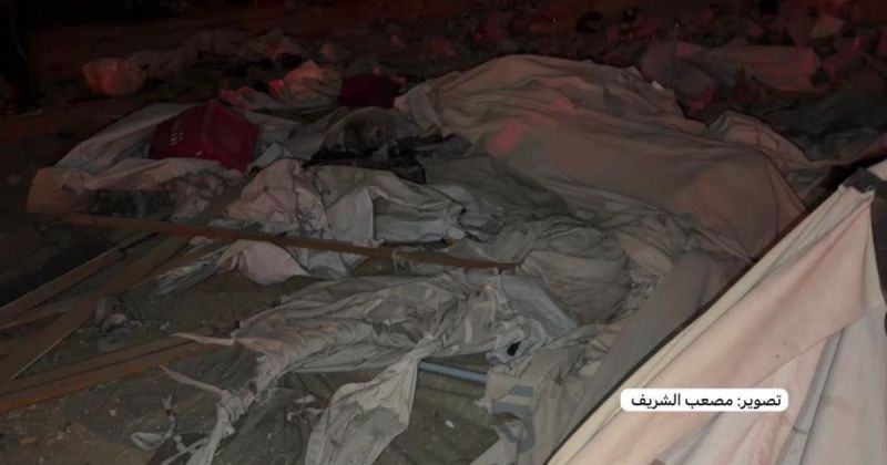 إصابات في استهداف خيمة تؤوي نازحين  شمال غزة
