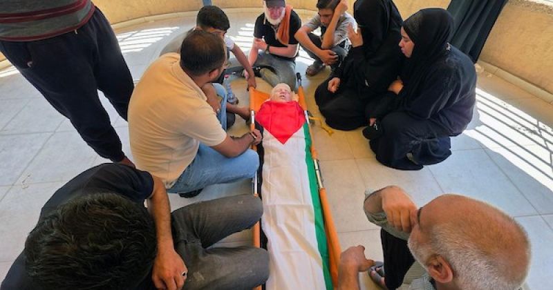 جنازة هلال أبو طه في خان يونس