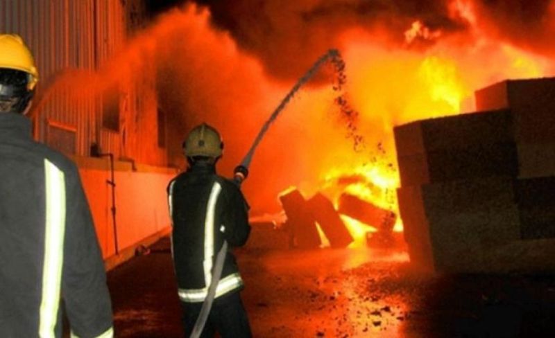 إصابة نحو 30 شخصًا في حريق ضخم بمجمع للمحروقات في العراق