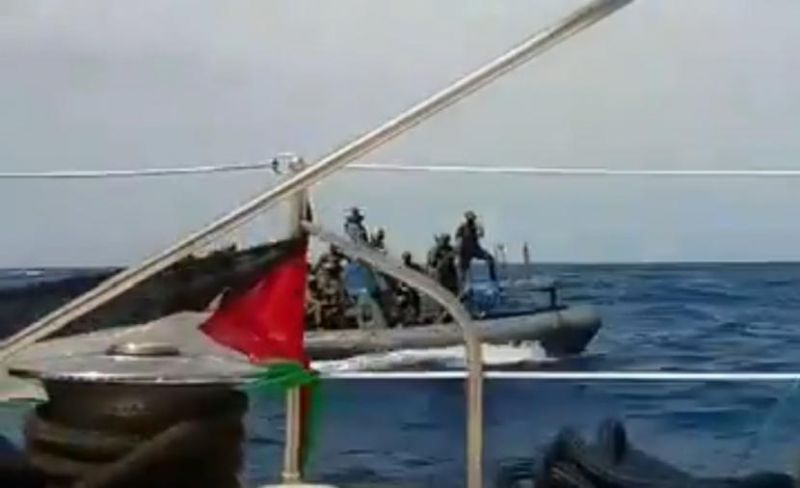 بحرية الاحتلال تهاجم سفن الدفعة الثانية من "أسطول الصمود" العالمي