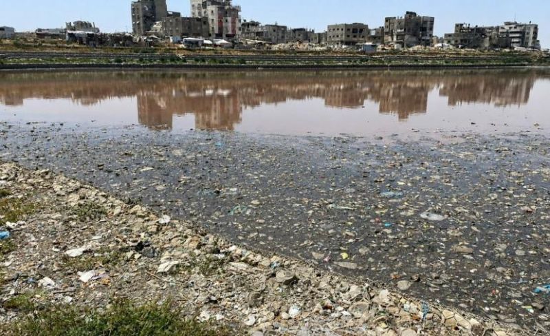 بلدية غزة تحذر من كارثة وشيكة بفعل ارتفاع منسوب مياه الصرف ببركة الشيخ رضوان