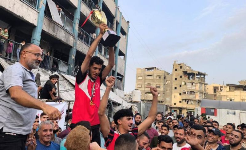 فريق "النادي" يتوج بلقب بطولة شهداء جباليا لكرة الطائرة