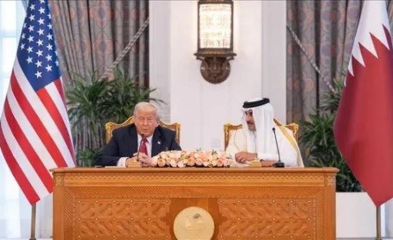 "ترامب" وأمير قطر يبحثان التحركات الجارية لاحتواء التوتر بالمنطقة