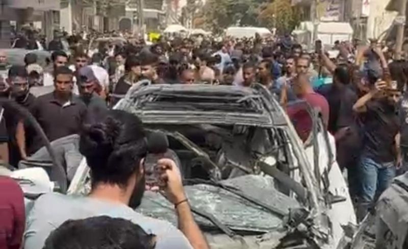 إطلاق النار متواصل.. شهيدة وإصابات بقصف مركبة غربي مدينة غزة
