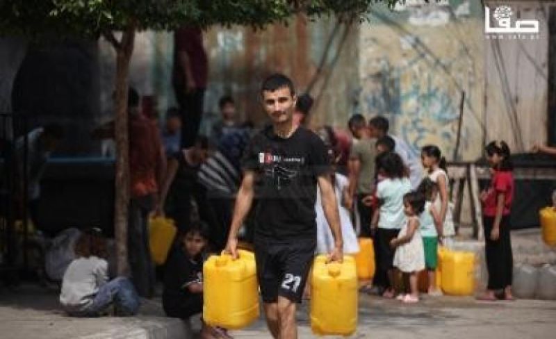 بلدية غزة لـ"صفا": العجز المائي وصل 70% ونقص الوقود والزيوت يُهدد بتوقف ما تبقى من آبار