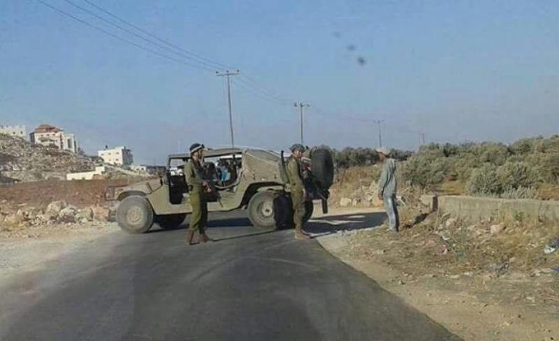 الاحتلال يغلق مدخل قرية المغير قبيل تشييع الشهيد النعسان