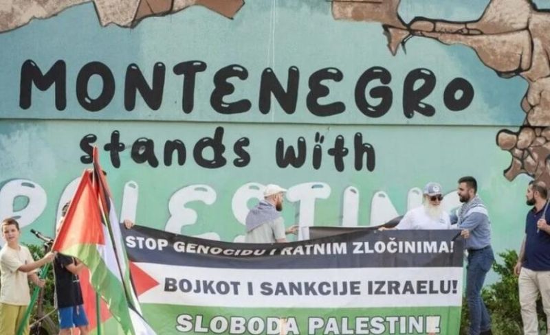 "قافلة فلسطين" تصل الجبل الأسود في طريقها لتركيا