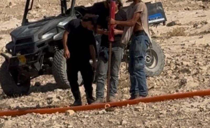 قطع خط المياه الرئيسي لتجمعين شرقي القدس من المستوطنين
