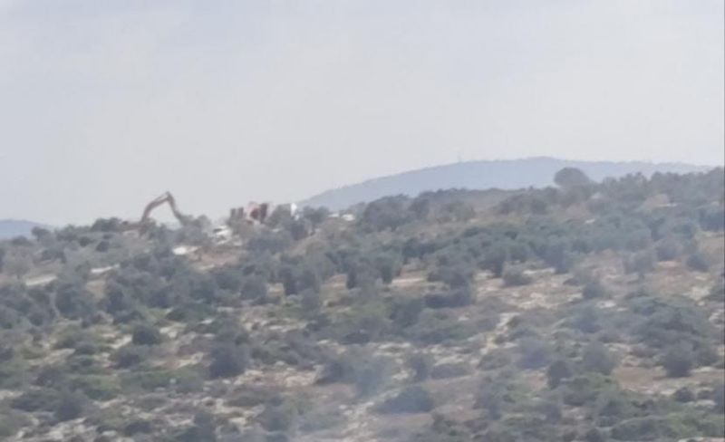 الاحتلال يهدم منزلًا ويقتلع أشجار زيتون في جنين
