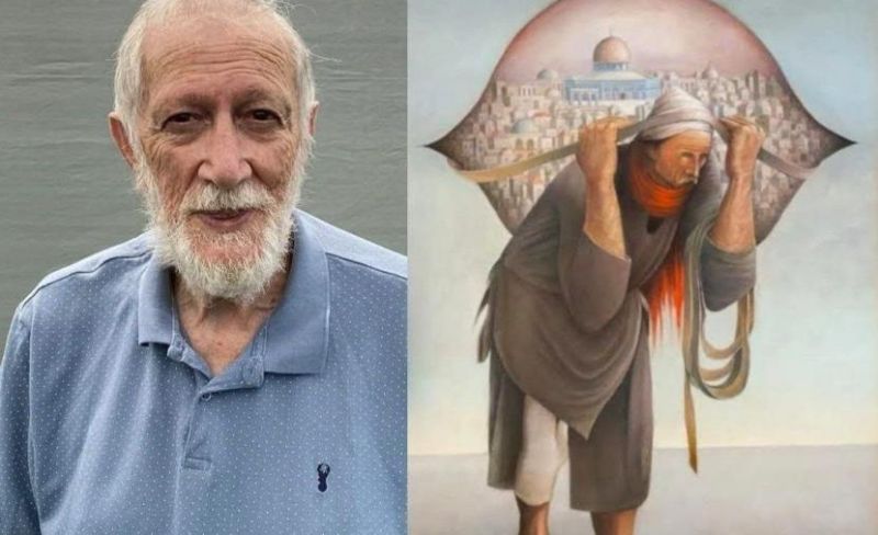 وفاة الفنان التشكيلي الفلسطيني سليمان منصور صاحب لوحة "جمل المحامل"