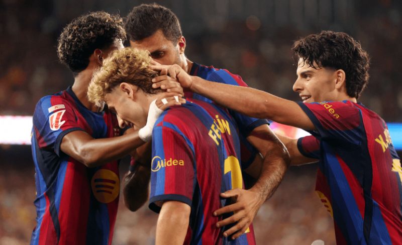 برشلونة يروض بيلباو بثنائية في الدوري الإسباني