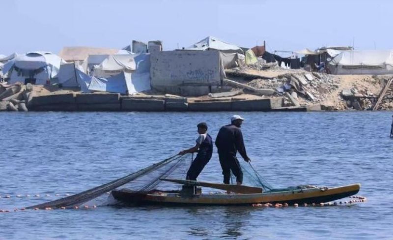 إصابة 5 صيادين بنيران الاحتلال في بحر غزة