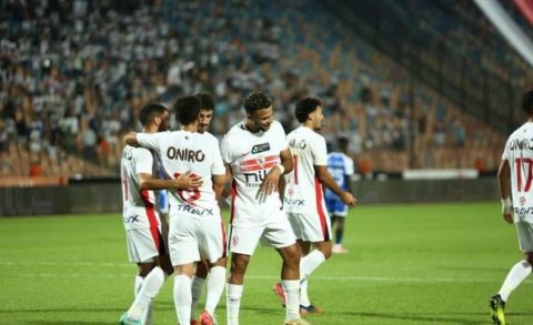 الزمالك يسحق الميناء الجيبوتي ويتأهل لدور الـ 32