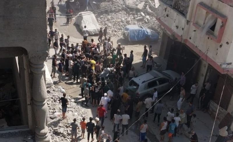 7 مصابين بقصف إسرائيلي غربي غزة