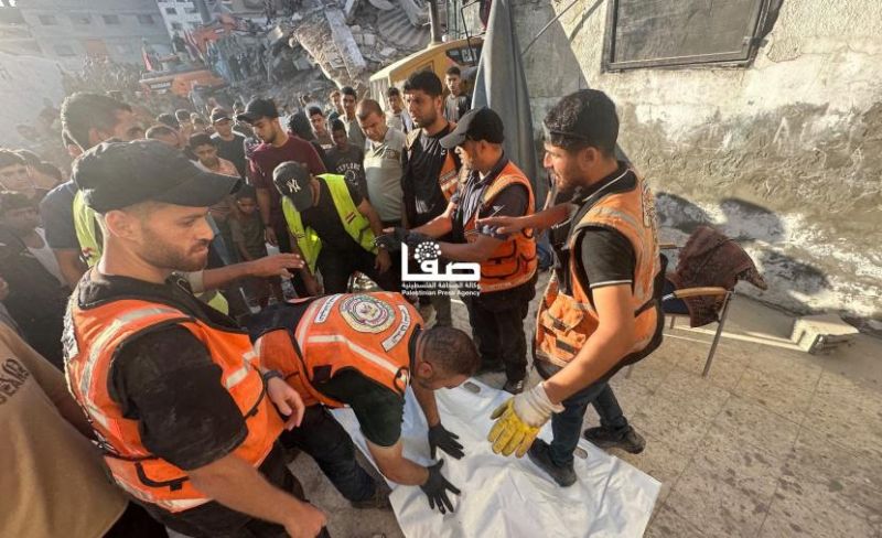 الإعلامي الحكومي: 8500 مفقود بغزة وانهيار "السعادة" يفاقم الكارثة