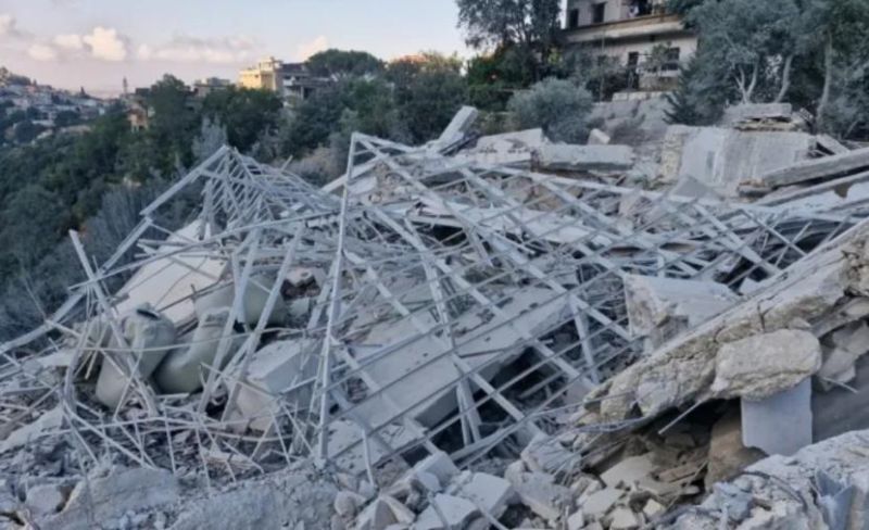لبنان: غارات إسرائيلية تدمر مستشفى غندور في النبطية الفوقا