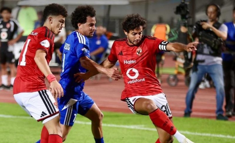 الأهلي يتجاوز سموحة بهدف ياسر إبراهيم
