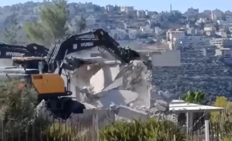 الاحتلال يهدم منزلًا في بتير غرب بيت لحم