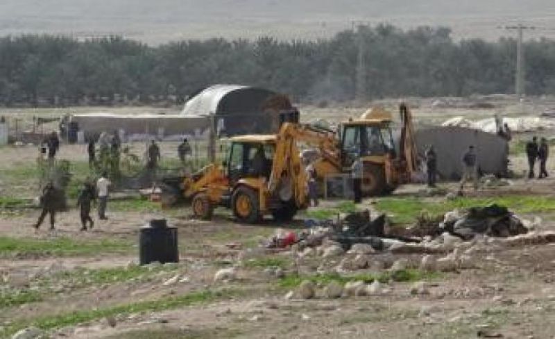 1061 انتهاكًا إسرائيليًا بحق التجمعات البدوية بالضفة بأغسطس