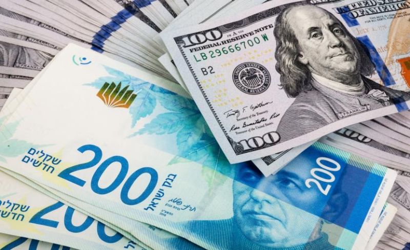أسعار صرف العملات مقابل الشيكل اليوم.. تعرف على سعر الدولار