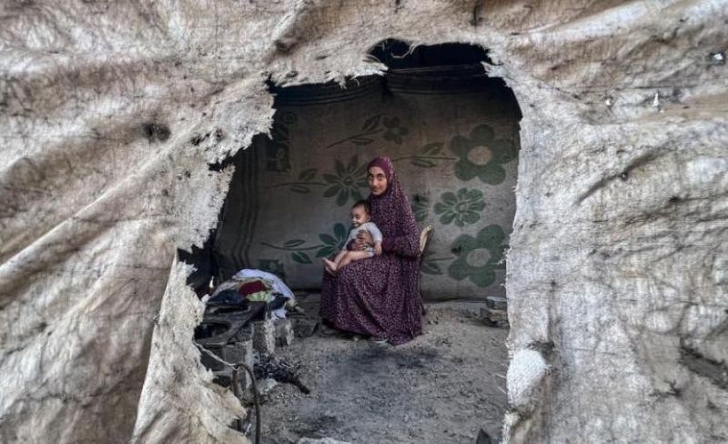 وسط بروتوكول معطل.. شوادر ذائبة تترقب خريف غزة