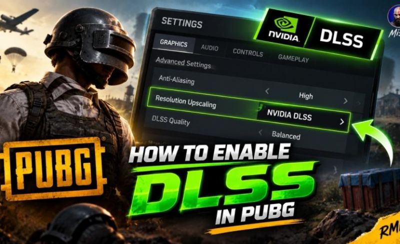 تفعيل تقنية DLSS في لعبة ببجي لتحديث 43.1