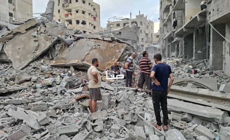الدفاع المدني: تضرر 117 شقة و819 مواطنًا بالاستهداف الأخير لحي الصبرة بغزة