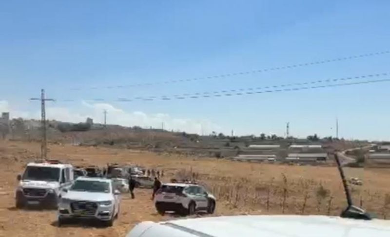 الاحتلال والمستوطنون يعتدون على مزارعين أثناء قطف الزيتون في عناتا