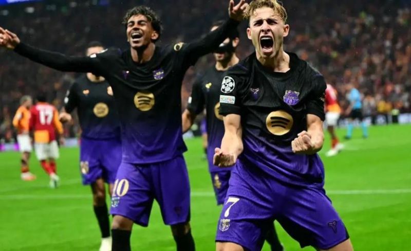 برشلونة ينتفض ويسحق غلطة سراي في دوري الأبطال