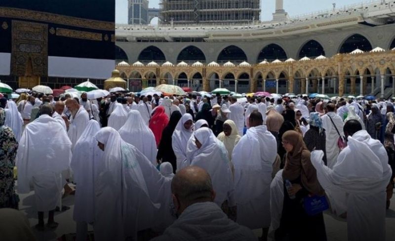 ترميز لوني لأعمدة المسجد الحرام للتسهيل على الحجاج