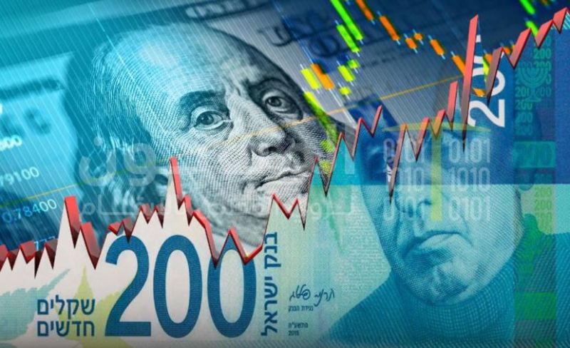 الشيكل يتراجع لأدنى مستوى في شهرين أمام الدولار