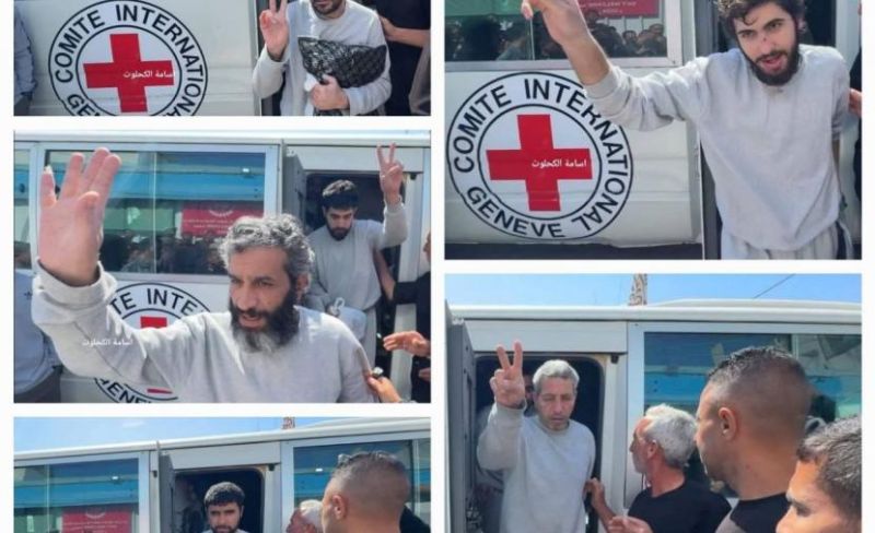 الاحتلال يفرج عن 7 أسرى فلسطينيين من غزة