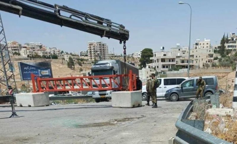 الاحتلال يُغلق جميع الحواجز العسكرية المحيطة بنابلس