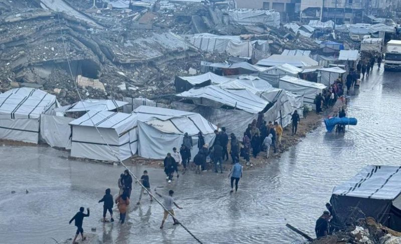 التنمية بغزة تدعو لإغاثة النازحين مع اقتراب الشتاء
