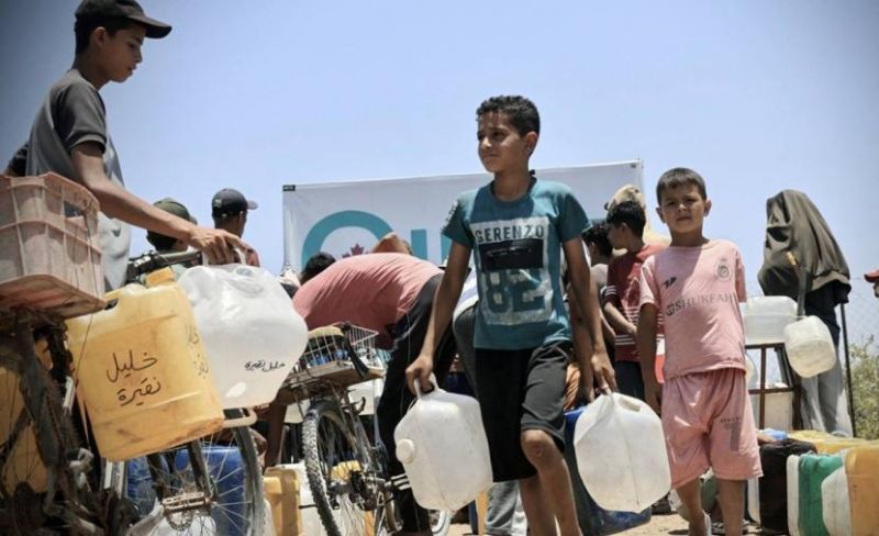 مركز حقوقي: الاحتلال يحوّل العطش لأداة قتل بطيء بغزة