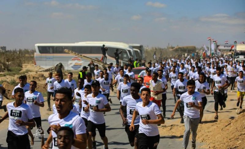 اختتام ماراثون فلسطين الدولي في بيت لحم وغزة