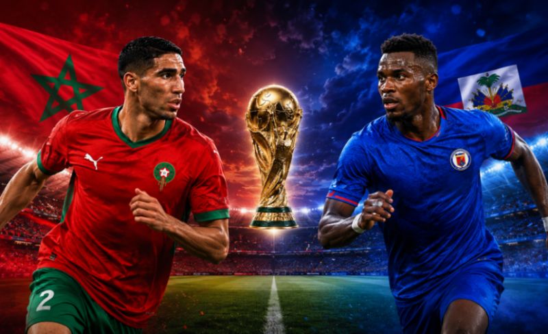 بث مباشر المغرب ضد هايتي في كأس العالم 2026