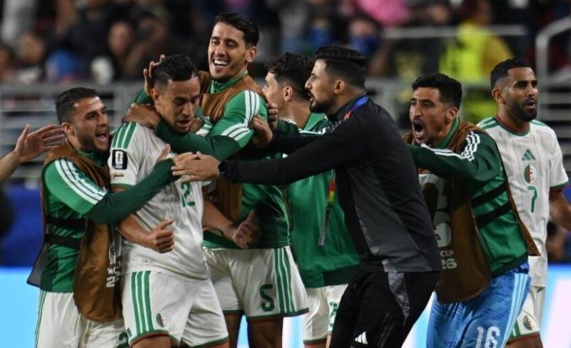الجزائر تفوز على الأردن في كأس العالم 2026